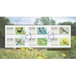 Vikki Michelle Signed British Garden Birds First Day Cover. Six British Stamps with Two 24. 1. 11