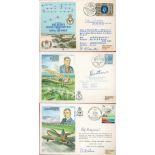 WW2 7 First Day Covers Military Related Signed. Signatures include Sir John Curtiss, Sir John