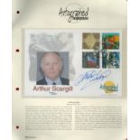 Arthur Scargill Signed Autographed Editions First Day Cover with 4 British stamps and One 4 may 1999