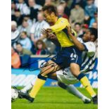 Former Spurs Midfielder Kazuyuki Toda Signed 10x8 inch Colour Photo. Signed in black ink. Good