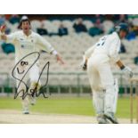 Former England Cricketer Ronnie Irani Signed 10x8 inch Colour Photo. Signed in black ink. Good