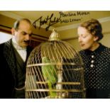 Poirot, a 10x8 photo from the classic ITV crime drama series. Signed by David Suchet in the title