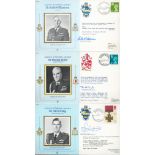 WW2 Collection of 5 Marshal of the Royal Air Force Signed FDC's. signatures include Lord Elworthy,