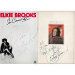 Female Singer Collection of 4 Signatures on Magazine Pages. Inc Diane Solomon, Nana Mouskouri,