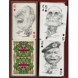 2 Sets of Playing Cards Showing Politicians, PM's and Presidents From Around The World. Housed in