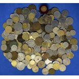 Coin Collection of approx 100 Coins. Coins include Ten 2 Francs, Eleven 5 Francs, Sixteen Spanish