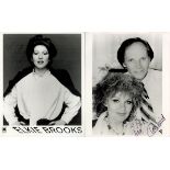 Collection of 3 Female Artistes Twiggy, Elkie Brooks and Cleo Laine Signed Photos. Elkie Brooks