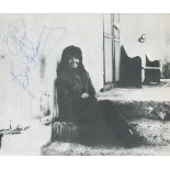 Billie Jo Spears Signed 8x7 inch Black and White Magazine Cutting. Signed in blue ink, dedicated.