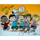 Brad Kesten the voice of Charlie Brown signed 10 x 8 inch colour photo. Good condition. All
