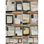 WWII RAF Collection A4 folder filled with ALS and TLS from Bomber Command veterans many who were