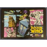Tom Baker signed 36x25 mounted DR Who Picture Board superb item a must for all fans of the Doctor.