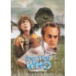 Tom Baker and Philip Madoc signed Doctor Who The Power of Kroll 12x8 colour photo. Good condition.