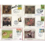 Benham silk signed FDC collection includes 21 covers some interesting signatures include some good