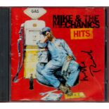 MIKE RUTHERFORD Singer signed Mike and The Mechanics CD 'Hits'. Good condition. All autographs