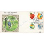 Clive Sinclair signed Sir Isaac Newton 1642-1727 Benham FDC PM The Old Royal Observatory Greenwich