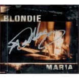 DEBBIE HARRY Singer signed Blondie CD 'Maria'. Good condition. All autographs come with a