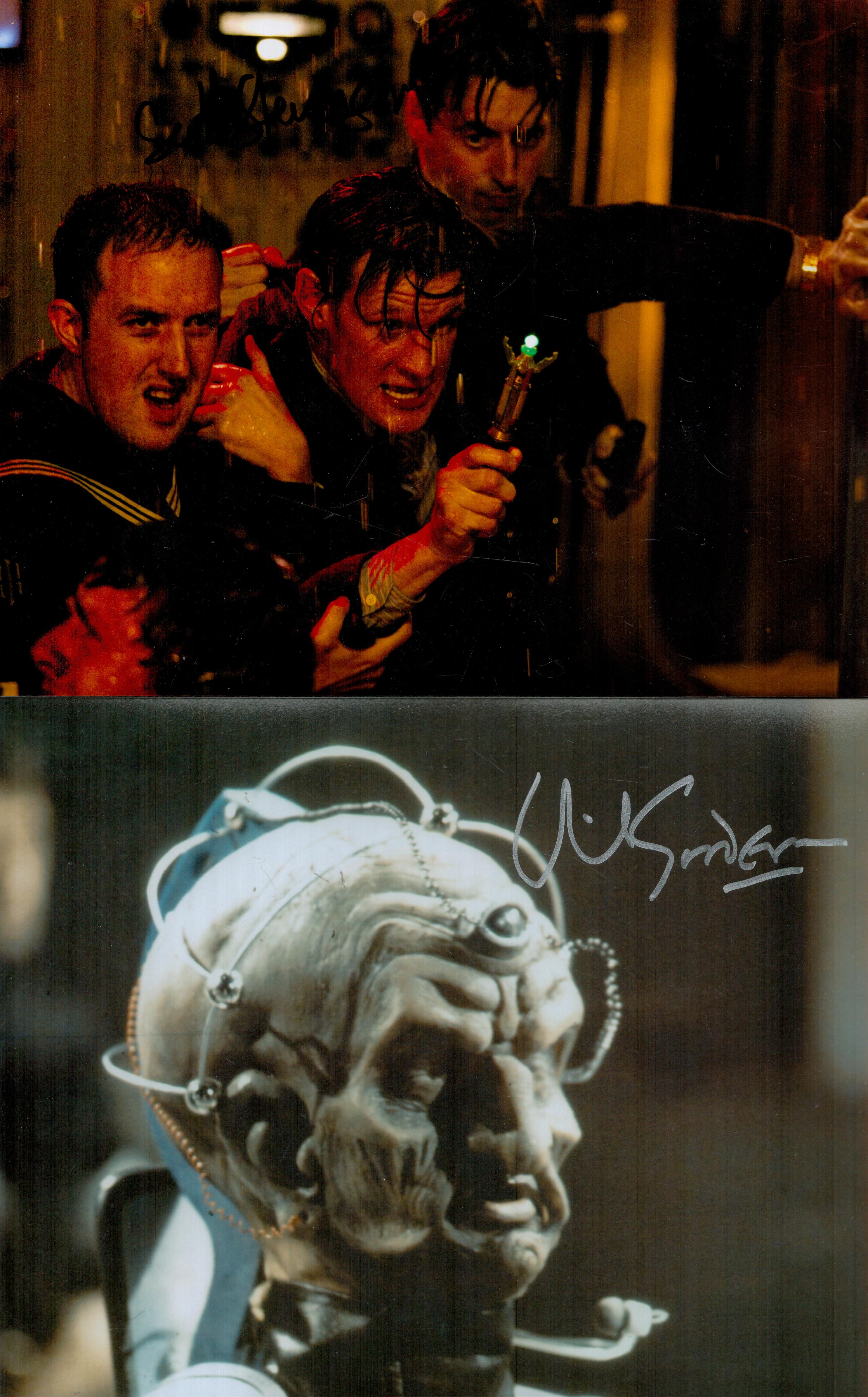 Dr Who signed collection of nine 10 x 8 inch photos. Includes Bernard Cribbins, Christopher Ryan, - Image 3 of 5