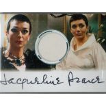 Jacqueline Pearce signed limited edition Blakes Seven costume card. Good condition. All autographs