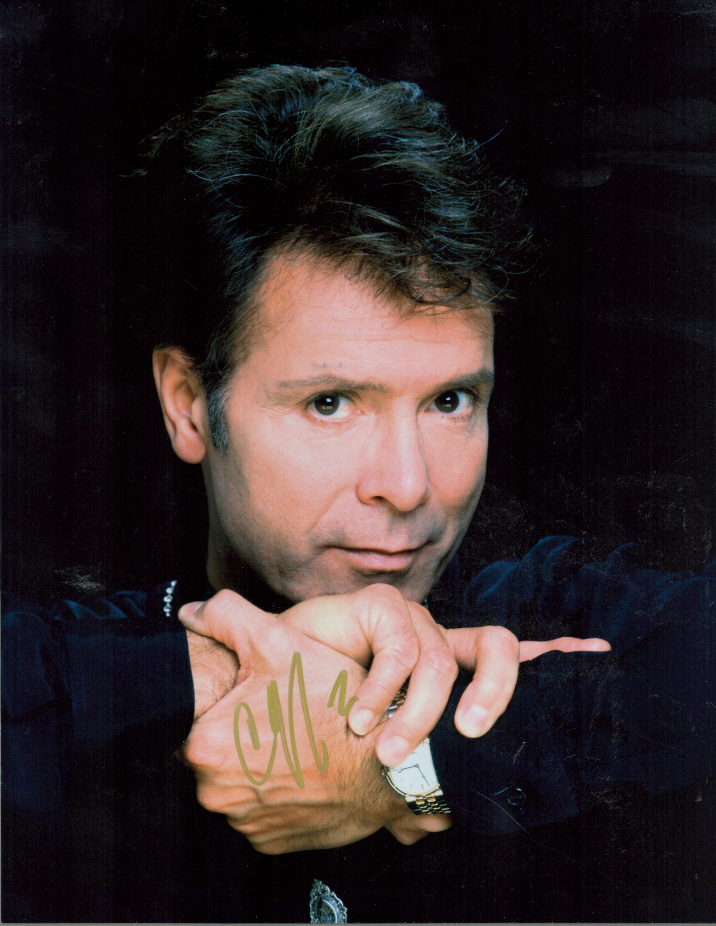 Cliff Richard signed 10x8 colour photo. Good condition. All autographs come with a Certificate of