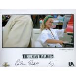 Catherine Rabett signed 10x8 colour The Living Daylights promo photo pictured during her role as