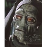 Star Wars 8x10 photo signed by Jerome Blake as Rune Hakko. Good condition. All autographs come