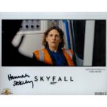 Hannah Stokely signed 10x8 colour Skyfall promo photograph pictured during the role of a Tube