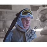 Star Wars A New Hope 8x10 scene photo signed by actor Jack McKenzie as Cal Alder. Good condition.