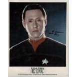 Star Trek Actor, Brent Spiner signed colour promo photograph signed in black marker pen. This 10x8