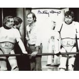 Star Wars movie producer and director Anthony Waye signed 8x10 A New Hope candid photo. Rare