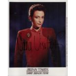 Star Trek Actor, Nana Visitor signed colour promo photograph. Signed in black marker pen, this