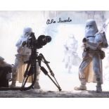 Star Wars The Empire Strikes Back 8x10 photo signed by snowtrooper actor Alan Swaden. Good