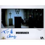 Toshiro Suga signed 10x8 colour Moonraker promo photograph pictured during the role of Chang. Good