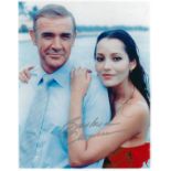 Barbara Carrera signed 10x8 colour photograph pictured during Never Say Never. Good condition. All