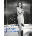 Luciana Paluzzi signed 10x8 black and white glamour photograph. Paluzzi is known for her roles as