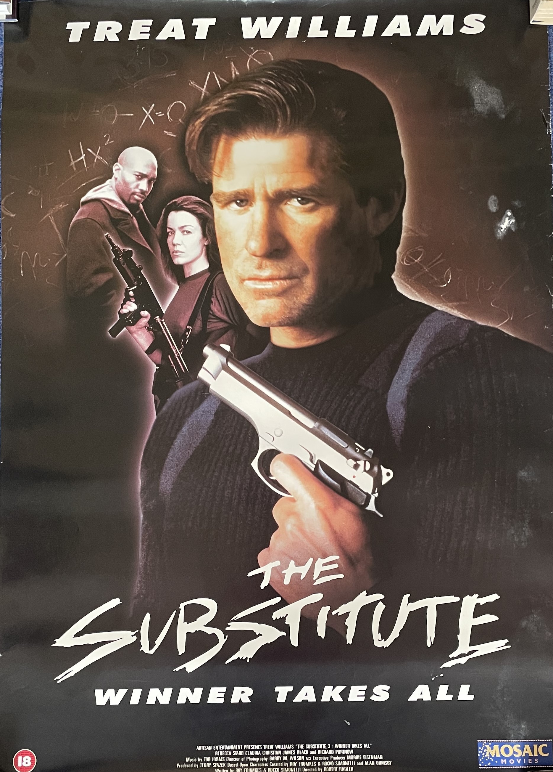 The Substitute 16x23 Rolled Movie Poster. Good condition. All autographs come with a Certificate