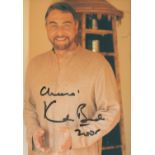 Actor, Kabir Bedi signed 5x3 colour photograph. Bedi is known for starring as Gobinda in the 1983