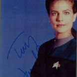 Star Trek Actor, Terry Farrell signed colour promo photograph. Signed in black marker pen, this 10x8