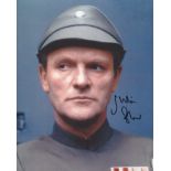 Star Wars 8x10 photo signed by General Veers actor Julian Glover. Good condition. All autographs