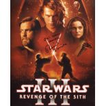 Star Wars Revenge of the Sith photo signed by Obi Wan Kenobi body double actor Richard Stride.