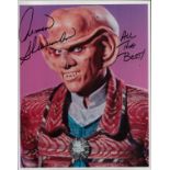 Star Trek Actor, Armin Shimerman signed colour photograph signed in black marker pen. This 10x8