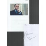 Actor, Rory Kinnear signature piece featuring a signed white page and an A4 glossy colour