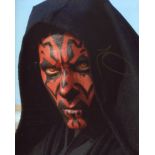 Star Wars The Phantom Menace photo signed by Ray Park as the menacing Darth Maul. Good condition.