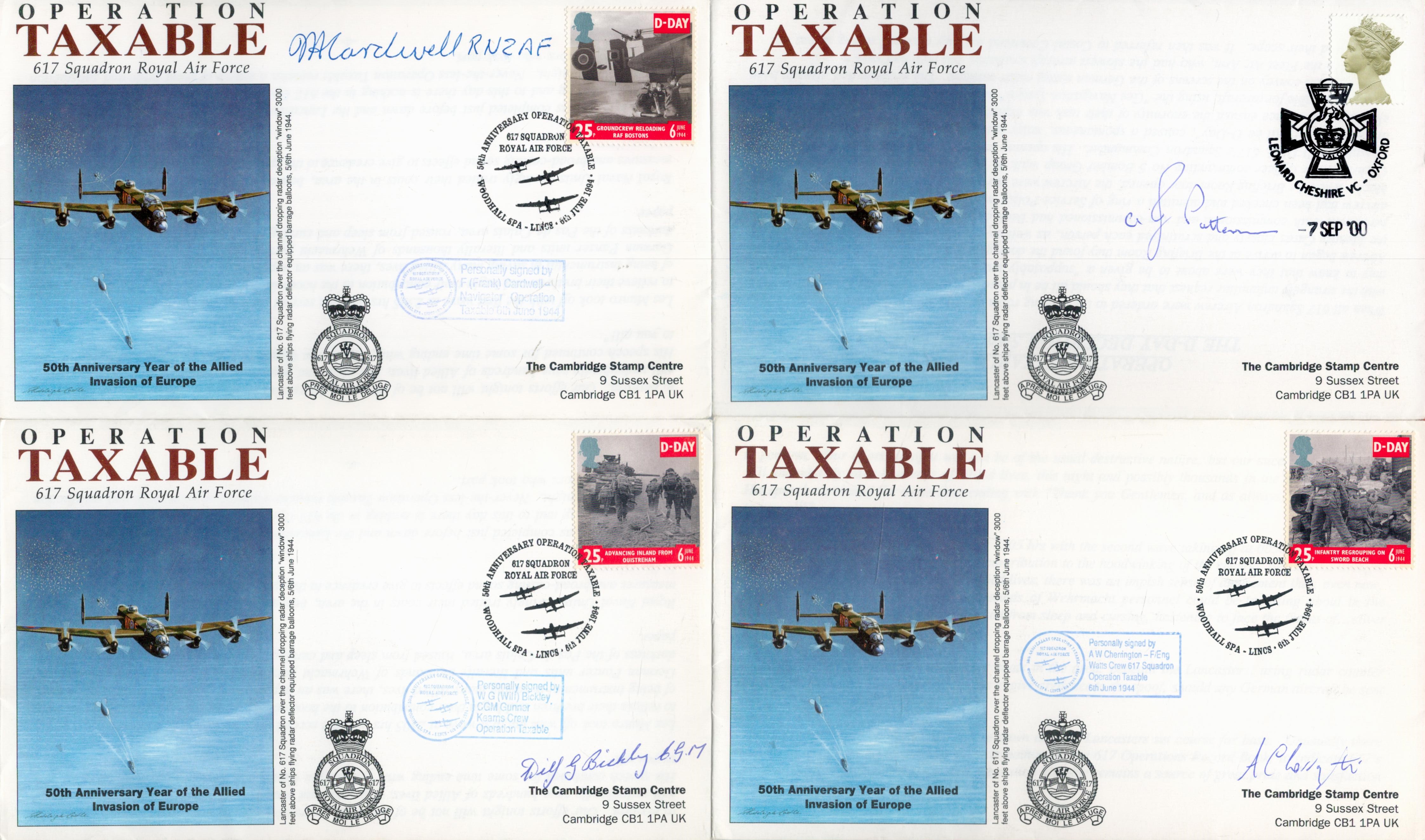 Operation Taxable Collection of 11 Individually Signed First Day Covers. Signatures include Ralph