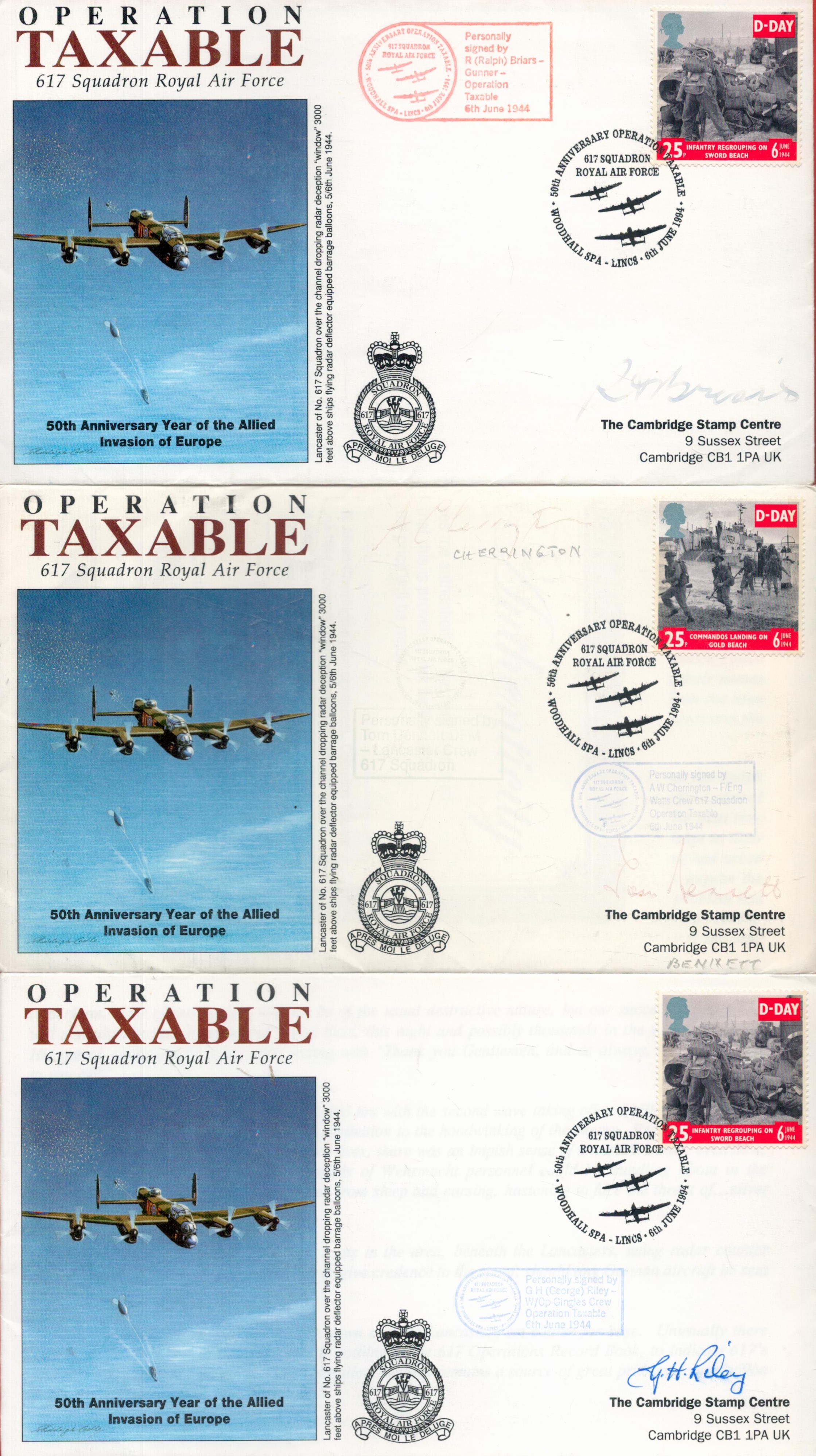 Operation Taxable Collection of 11 Individually Signed First Day Covers. Signatures include Ralph - Image 3 of 3