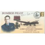 WW2 Flt Lt Arthur Poore DFC Signed Leonard Cheshire Bomber Pilot Victoria Cross FDC. 5 of 20