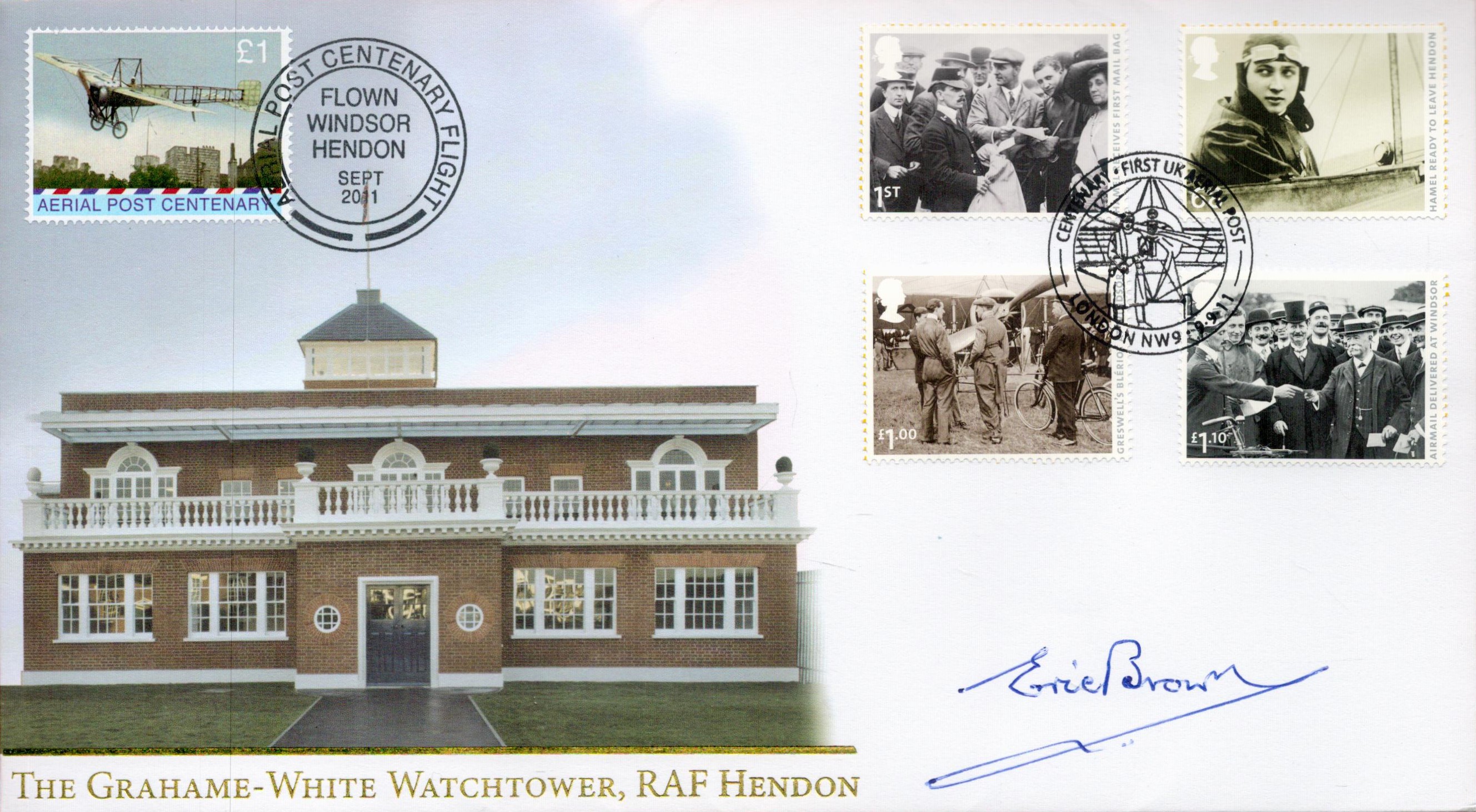 WW2 Captain Eric Winkle Brown Signed The Grahame White Watchtower RAF Hendon Buckingham Cover. 4