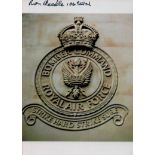 WW2 Flt Sgt Ron Needle of 106 Sqn Signed Bomber Command Memorial Photo. Signed in black ink. All