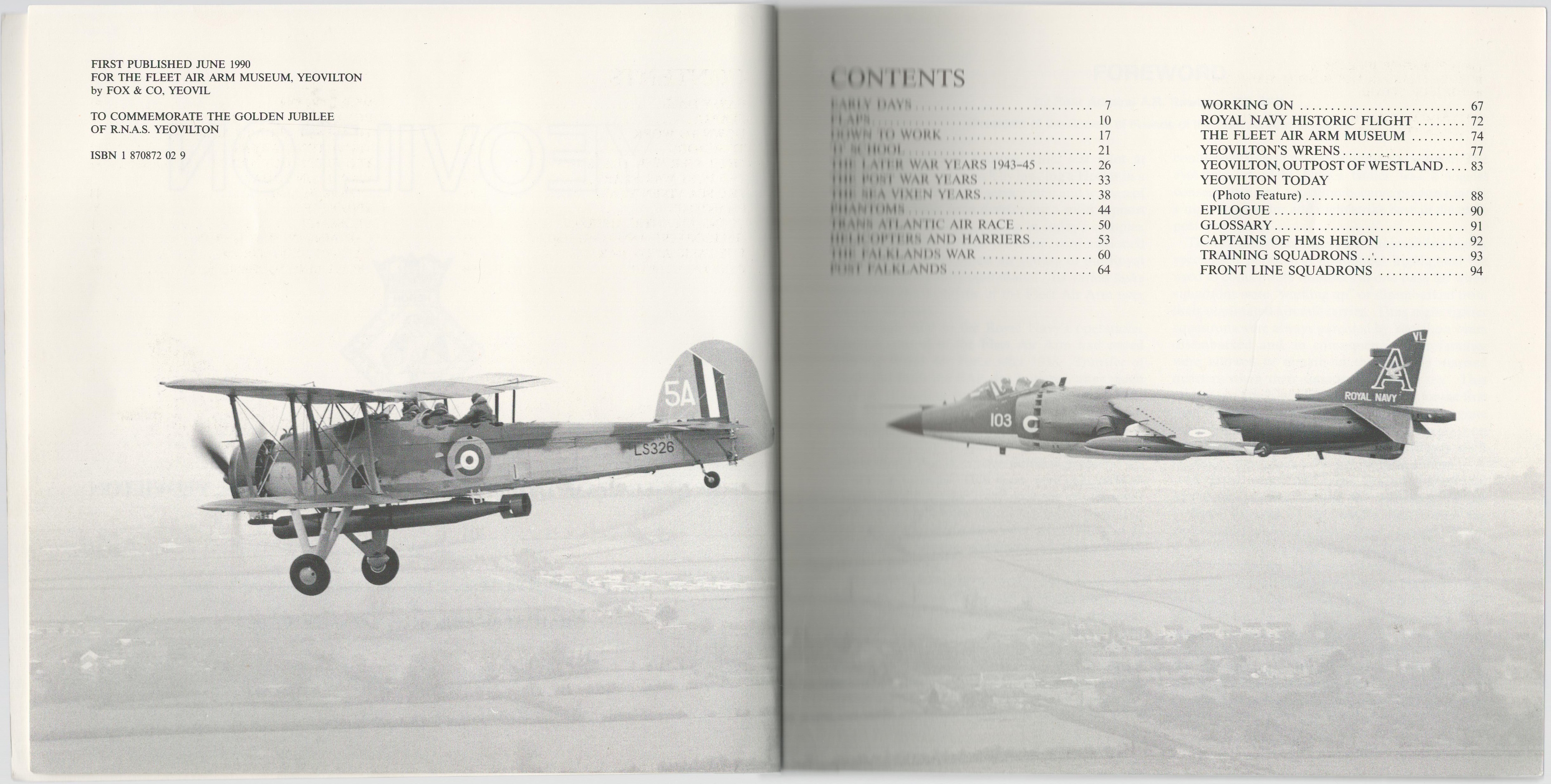 Yeovilton The History Of Paperback Book by P. M. Rippon and Graham Mottram. Published in 1990. 95 - Image 3 of 3