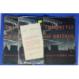 Collection of 4 The Battle of Britain- Air Ministry Account of the Great Days From 8th August to