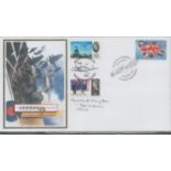 Wg Cdr Tim Elkington Signed The Battle of Britain London Monument First Day Cover. 3 British